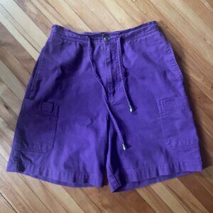Vintage Purple Cargo Shorts - Route 66 - size 5/6